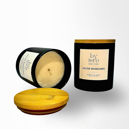 SALTED WOODLANDS - AROMATIC CANDLES (U)