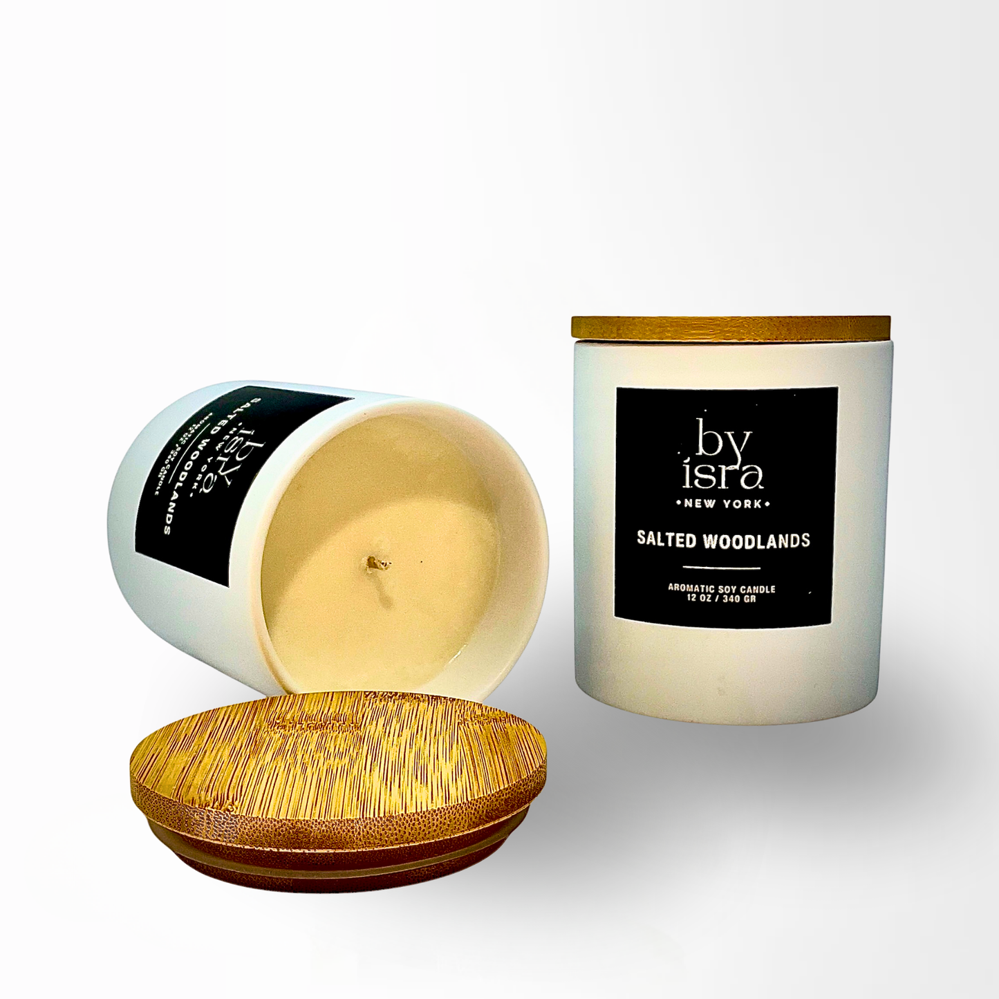 SALTED WOODLANDS - AROMATIC CANDLES (U)