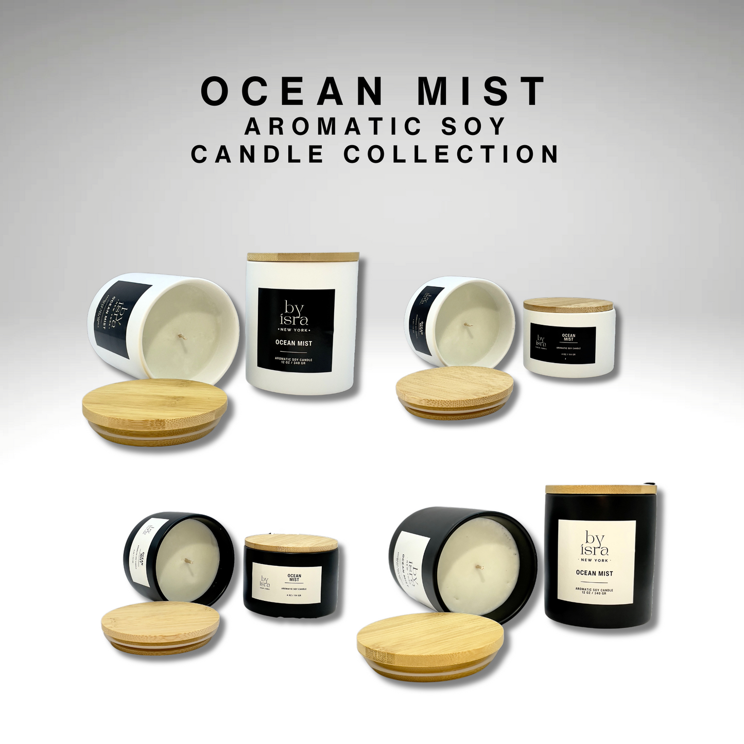 OCEAN MIST - AROMATIC CANDLE (M)