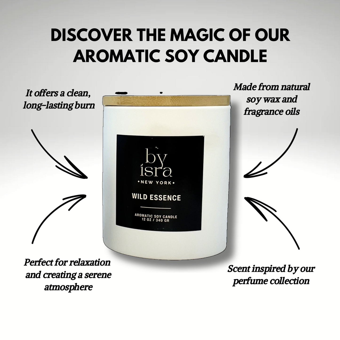 WILD ESSENCE - AROMATIC CANDLE (M)