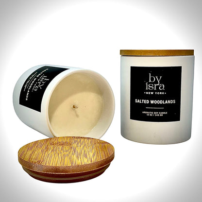 SALTED WOODLANDS - AROMATIC CANDLES (U)