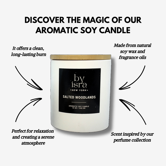 SALTED WOODLANDS - AROMATIC CANDLES (U)