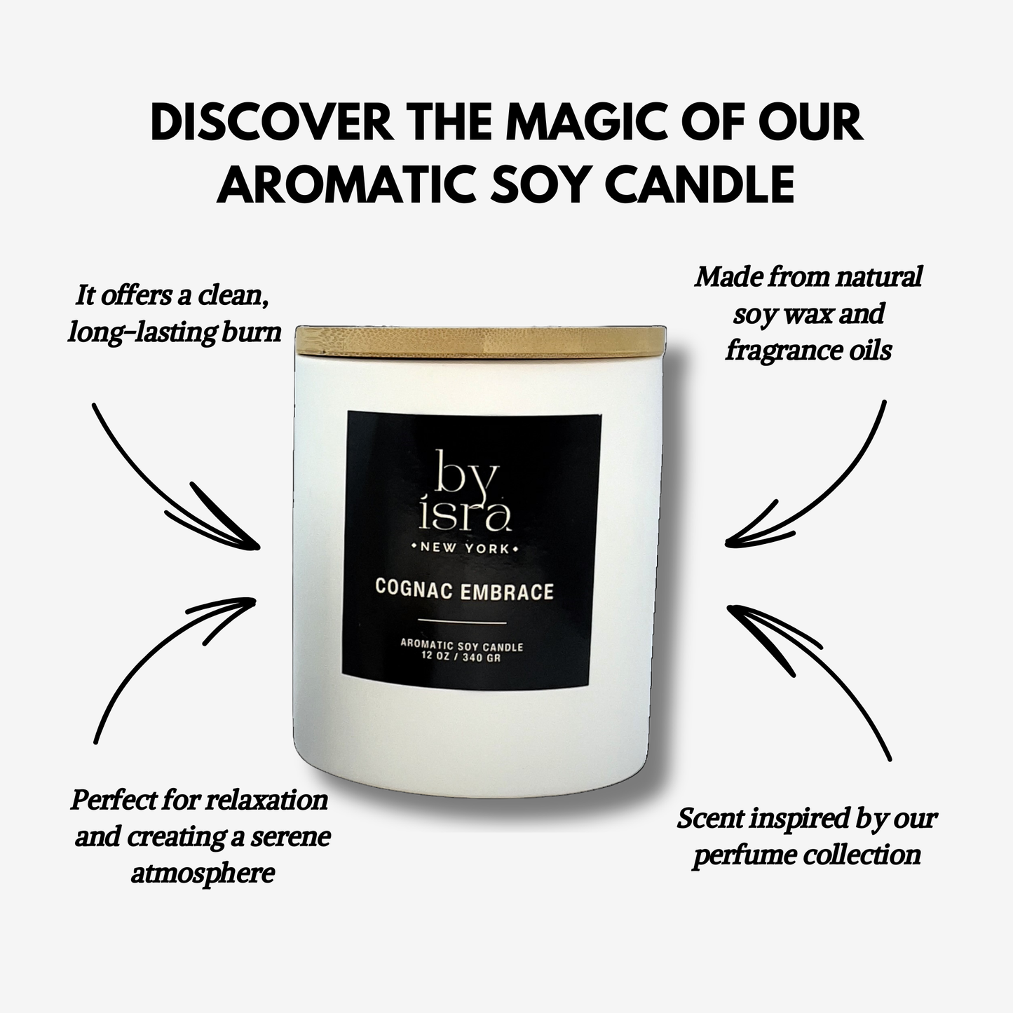 COGNAC EMBRACE - AROMATIC CANDLE (U)